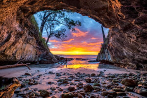 Sea Cave Sunset | Jervis Bay