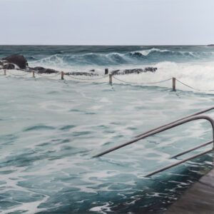 Across the Mint Green Pool