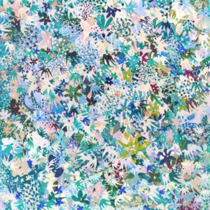 Blue Confetti Flowers