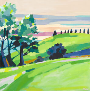 Pine Trees all in a row