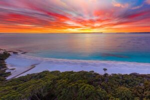 Skyfire at Hyams Beach